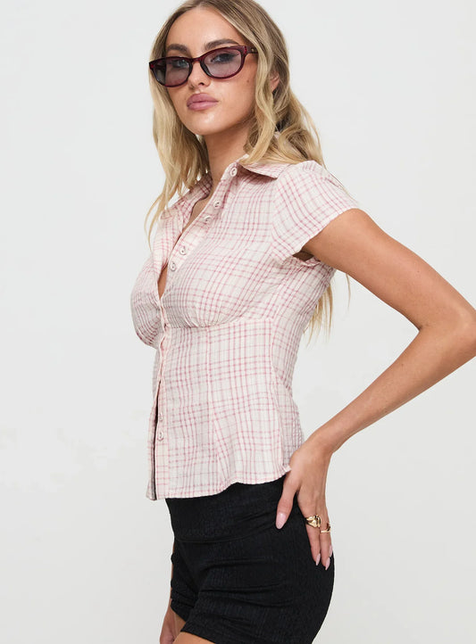 Jouvana - Chemise à carreaux