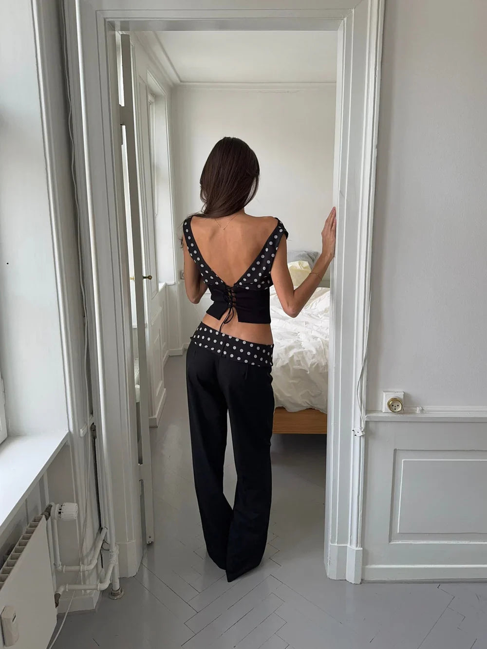 Jouvana - T-shirt à pois