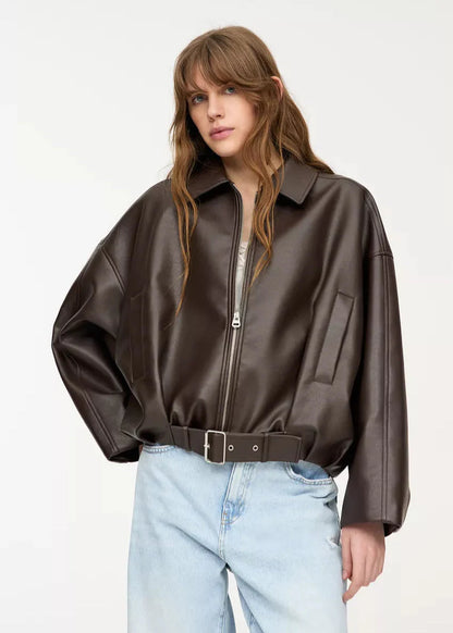 Jouvana - Veste en Cuir
