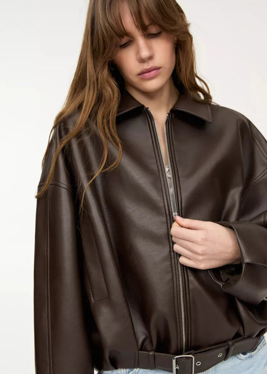 Jouvana - Veste en Cuir